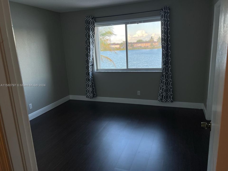 Master bedroom lake view