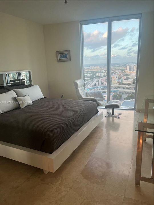 Master Bedroom with access to balcony and beautiful views