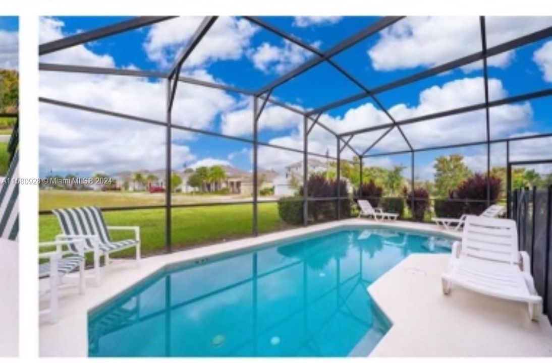 The screened enclosure provides protection from insects and debris, allowing you to enjoy the pool area without any disturbances. It also offers privacy, making it an ideal space for hosting gatherings or simply unwinding in peace.