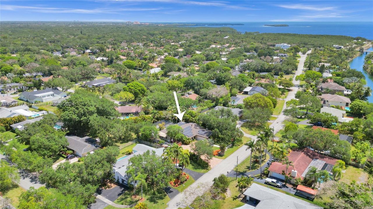 Nestled within a picturesque neighborhood of Palmetto Bay, this beautiful home stands as a beacon of sustainability and innovation