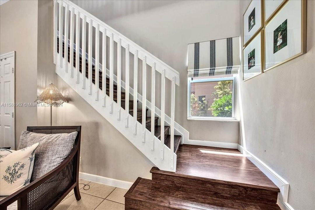 Stairway to bedrooms