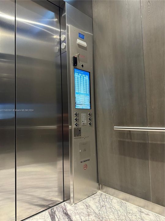 Elevators with security code