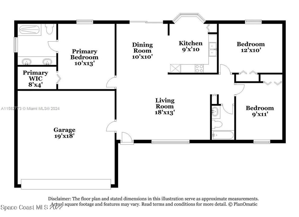 Active With Contract: $335,000 (3 beds, 2 baths, 1102 Square Feet)