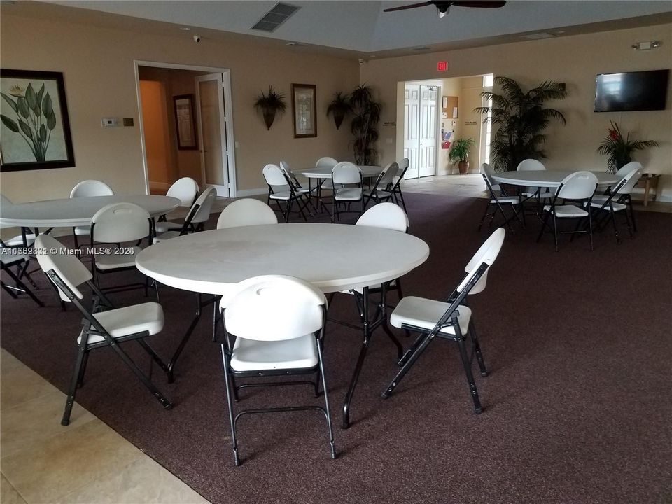 Clubhouse Room With Kitchen Can Be Rented For Private Parties