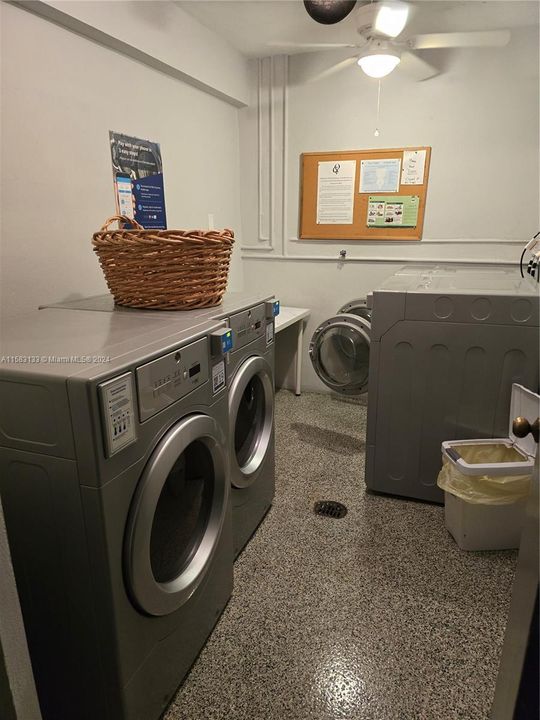 Clean Private laundry area