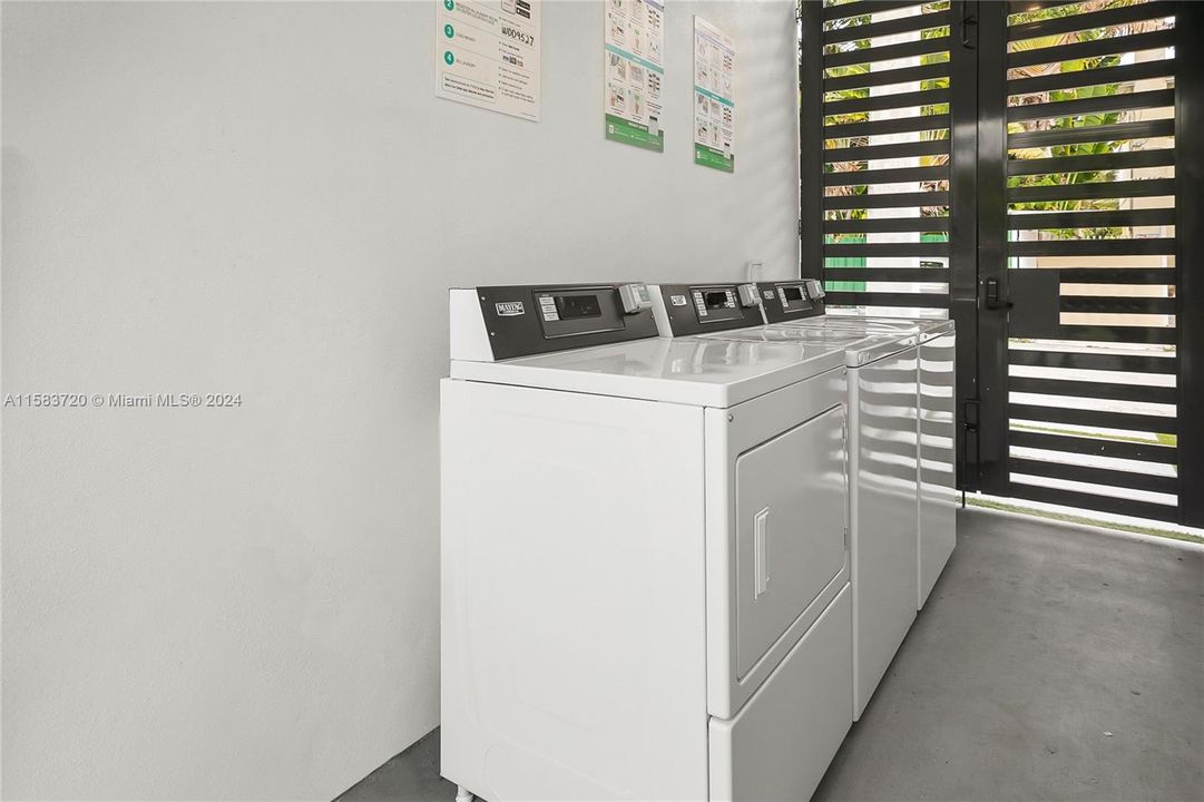 Covered Laundry Facility - Brand New Commercial Grade Maytag Washers and Dryers (second dryer has since been added)