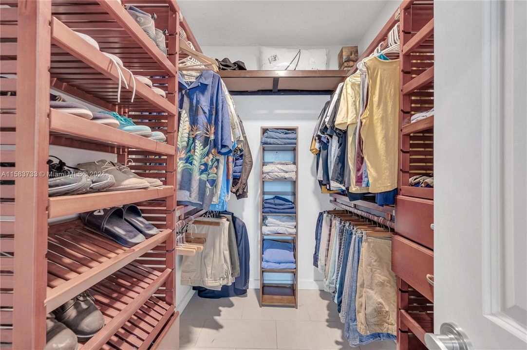Primary Walk-in Closet