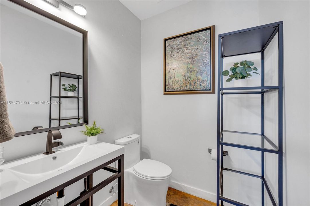 Guest Half Bathroom - 2nd Floor