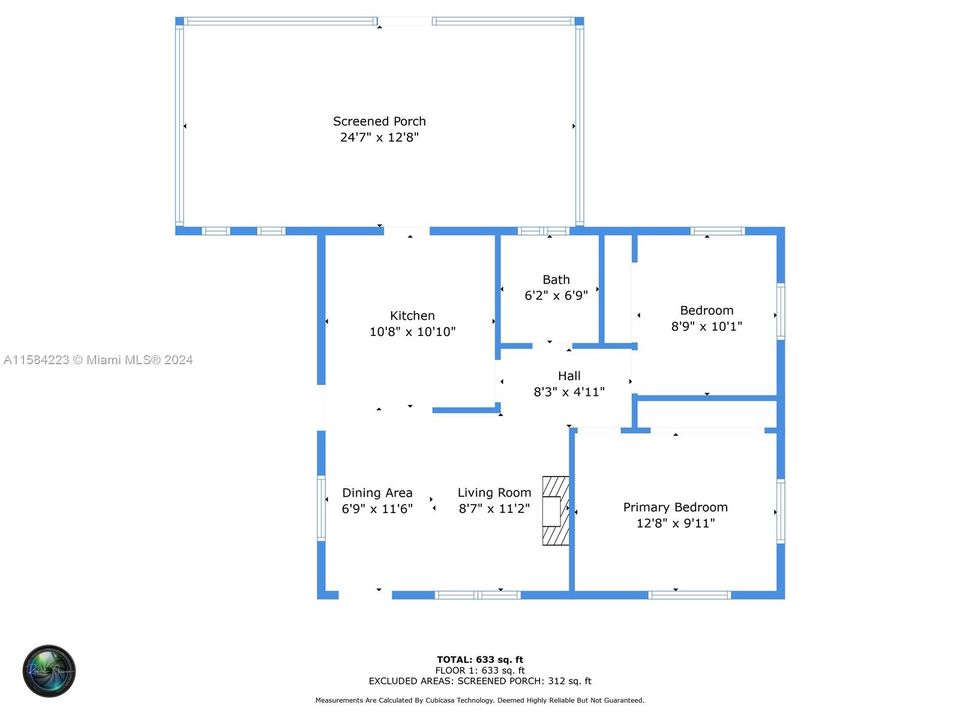 Active With Contract: $370,000 (2 beds, 1 baths, 672 Square Feet)