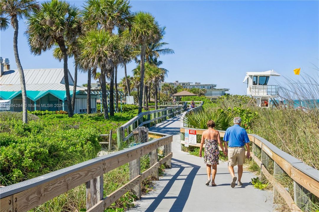 Boardwalk immediately South of Jaycee Park lifeguard