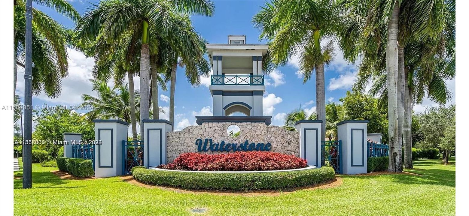 Waterstone community with many amenities and 24H security