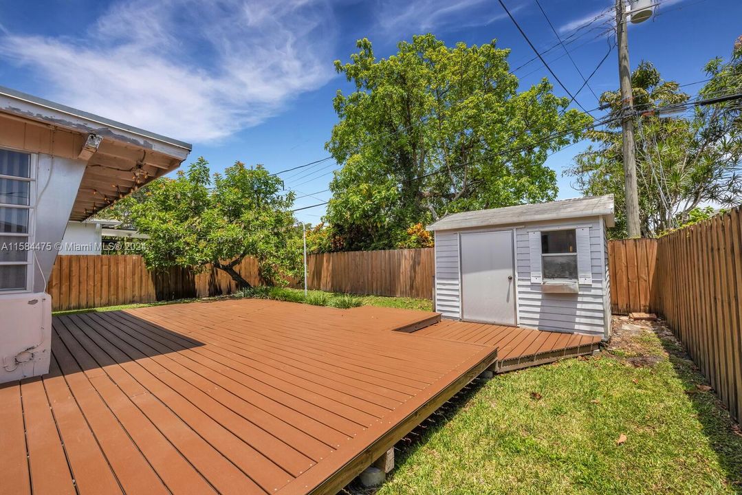 Completely fenced yard to help keep your kids and pets secure.