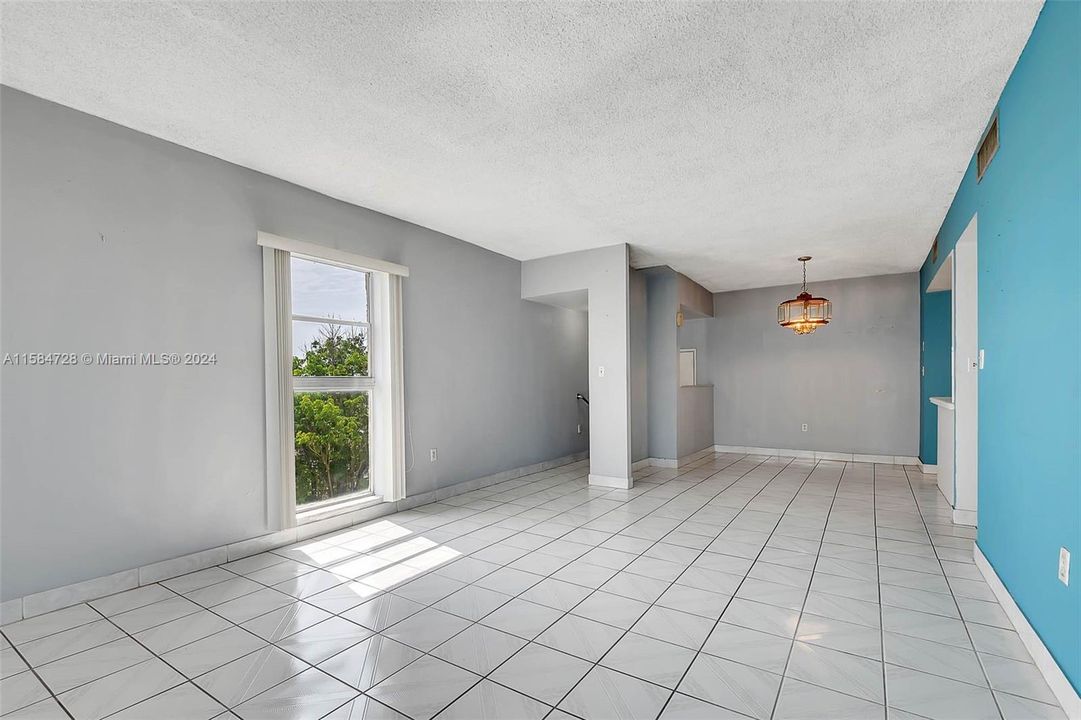 View of Entry and Dining area from Living room