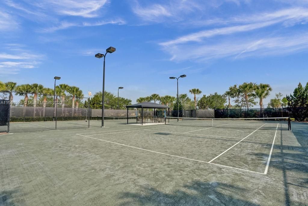 Tennis courts and 26 all new Pickelball courts