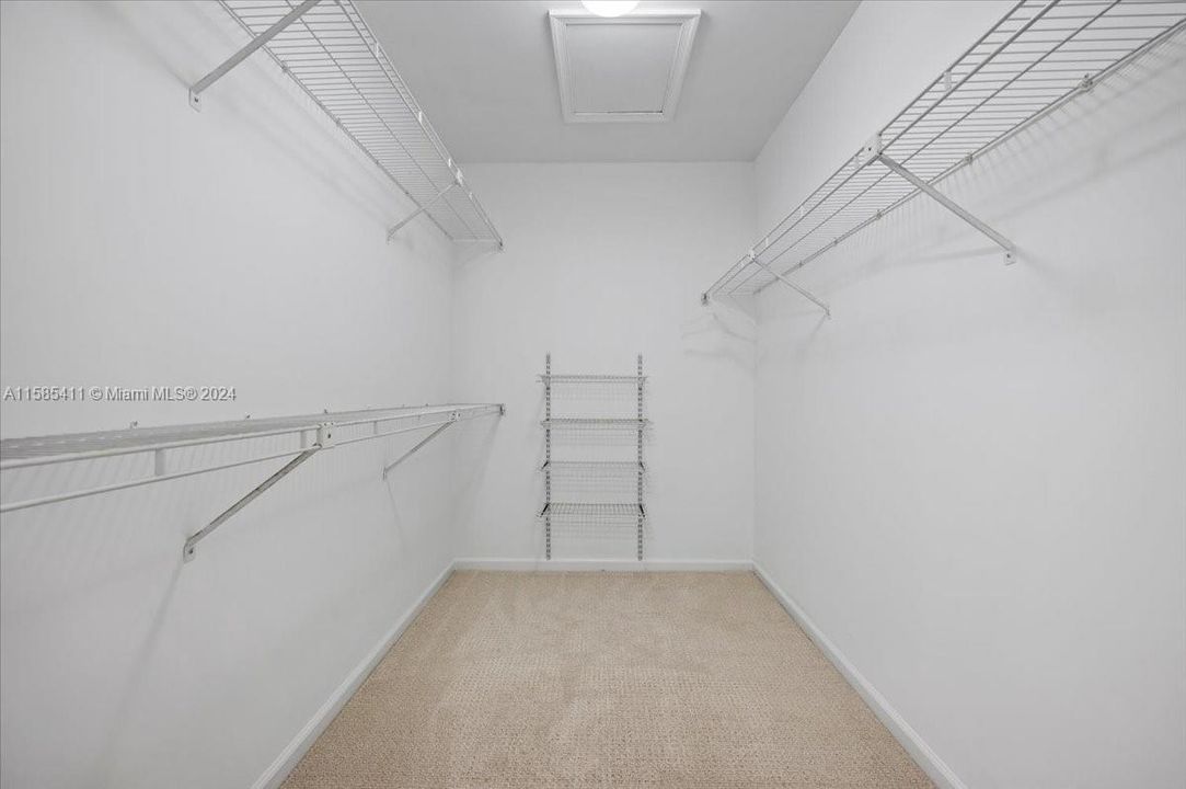 2  Enormous walk in closets in your Master Bedroom, Brand new carpet , freshly painted throughout the condo
