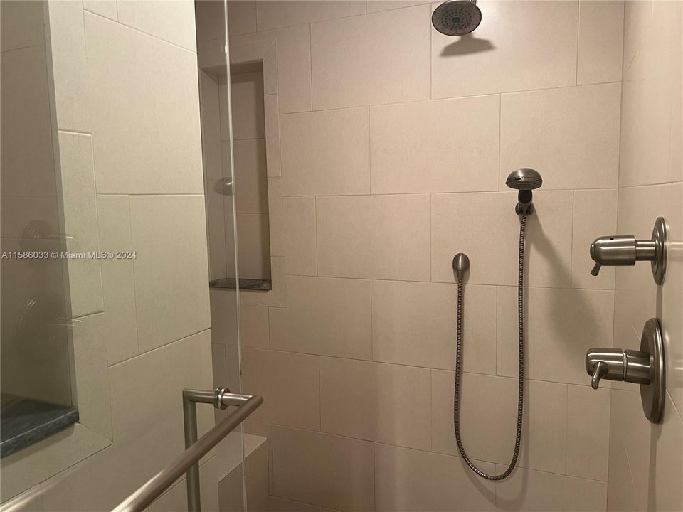 separate large shower