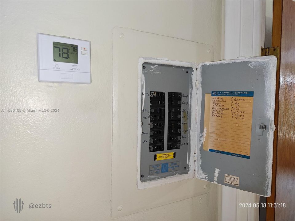Electric box Thermostat