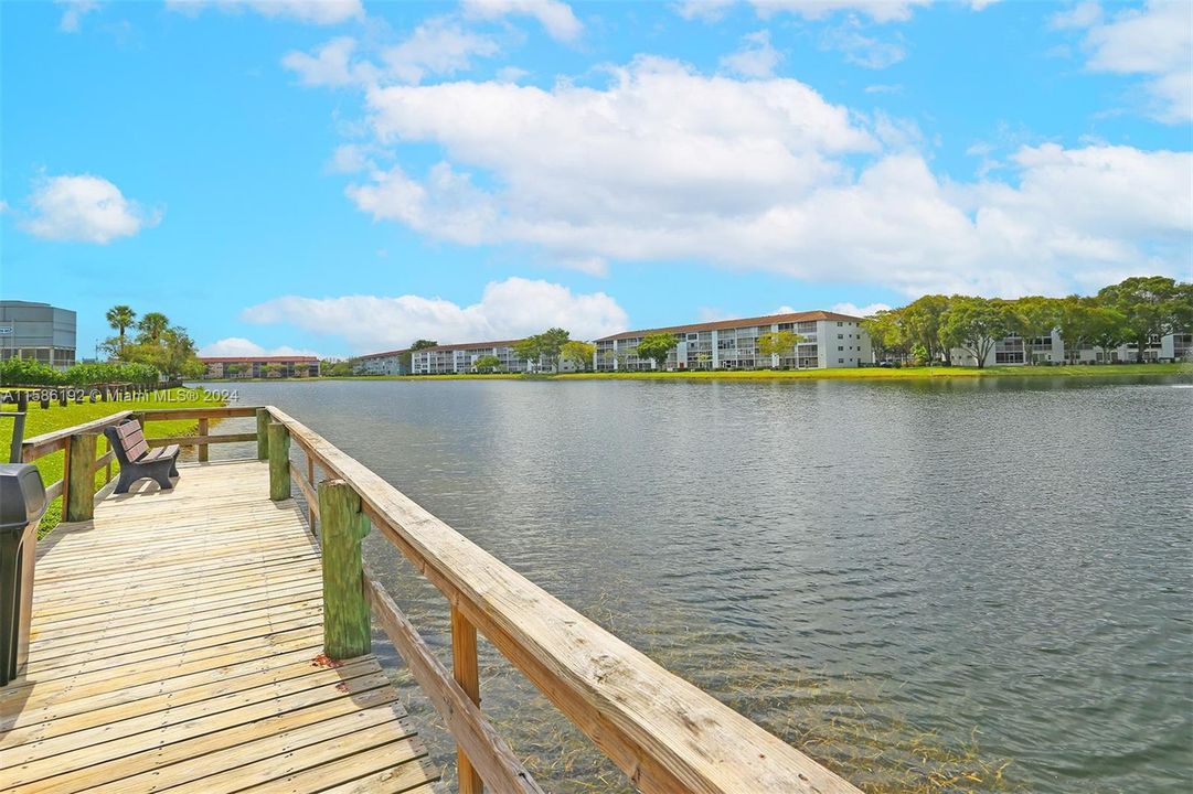 DOCK AREA LEADING TO VIEWING AREA OF LAKEVIEW