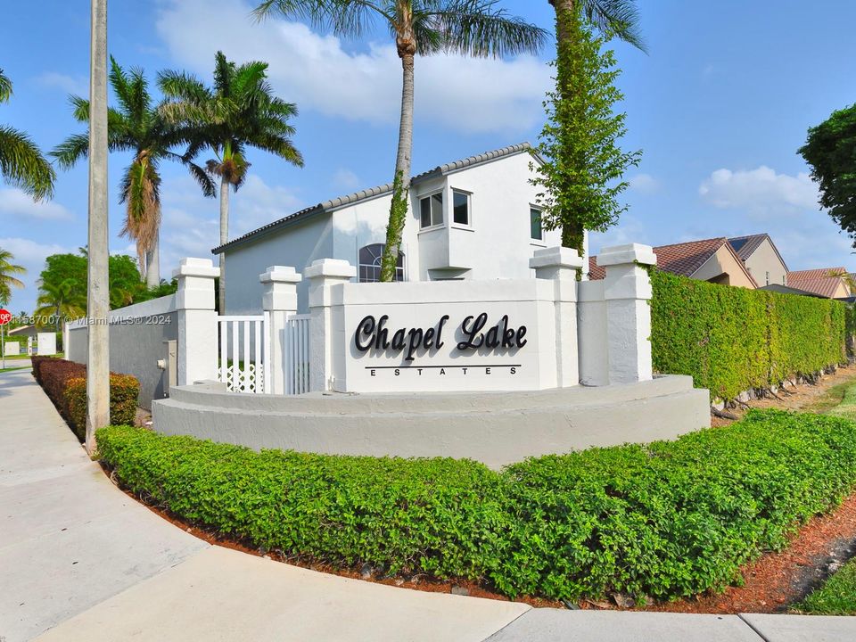 Chapel Lake Estates Signage