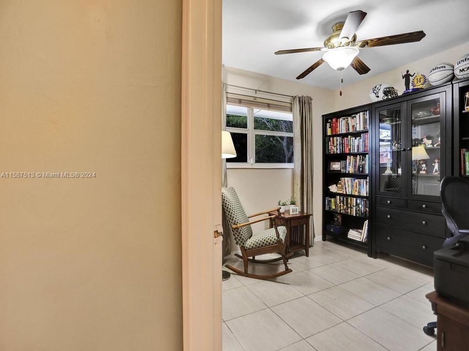 4th bedroom doubles as a huge office with lovely sitting area