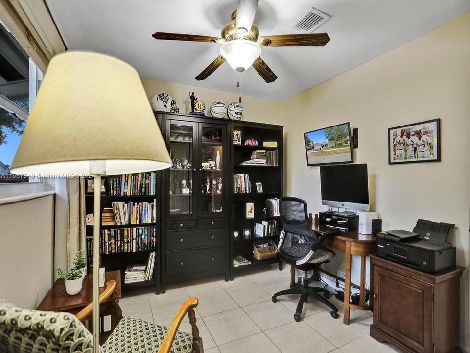 4th bedroom doubles as a huge office with lovely sitting area