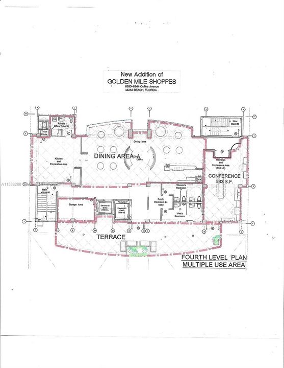 4th Floor Multi Use Plan