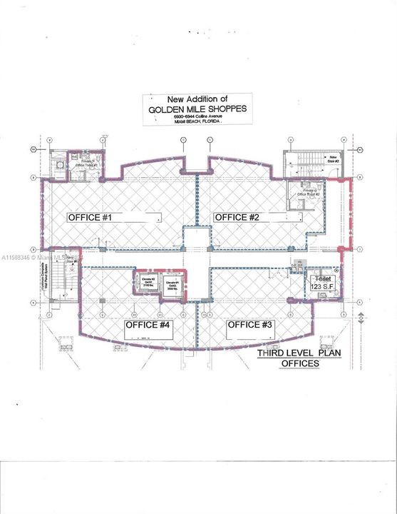 3rd Floor office plan