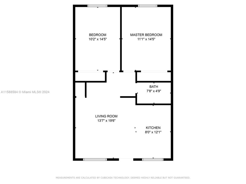 For Sale: $213,000 (2 beds, 1 baths, 733 Square Feet)