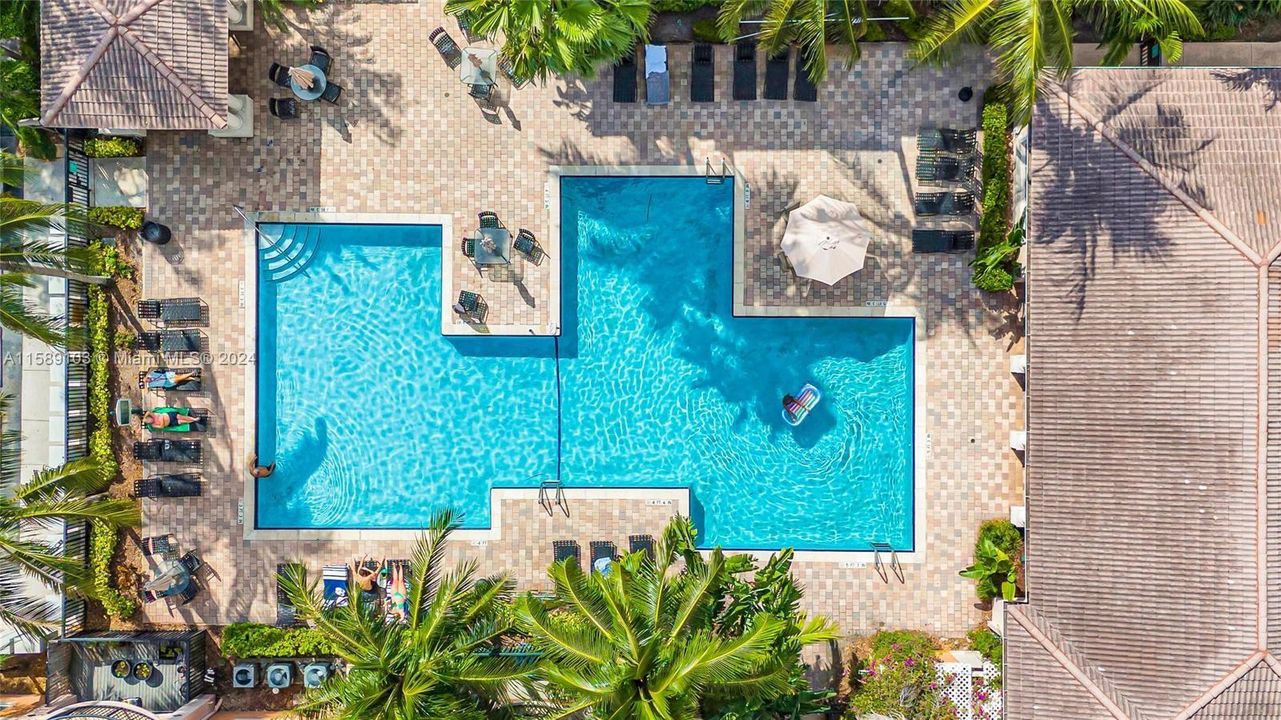 Pool - Aerial View