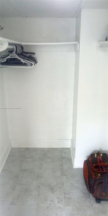 Bedroom walk-in closet