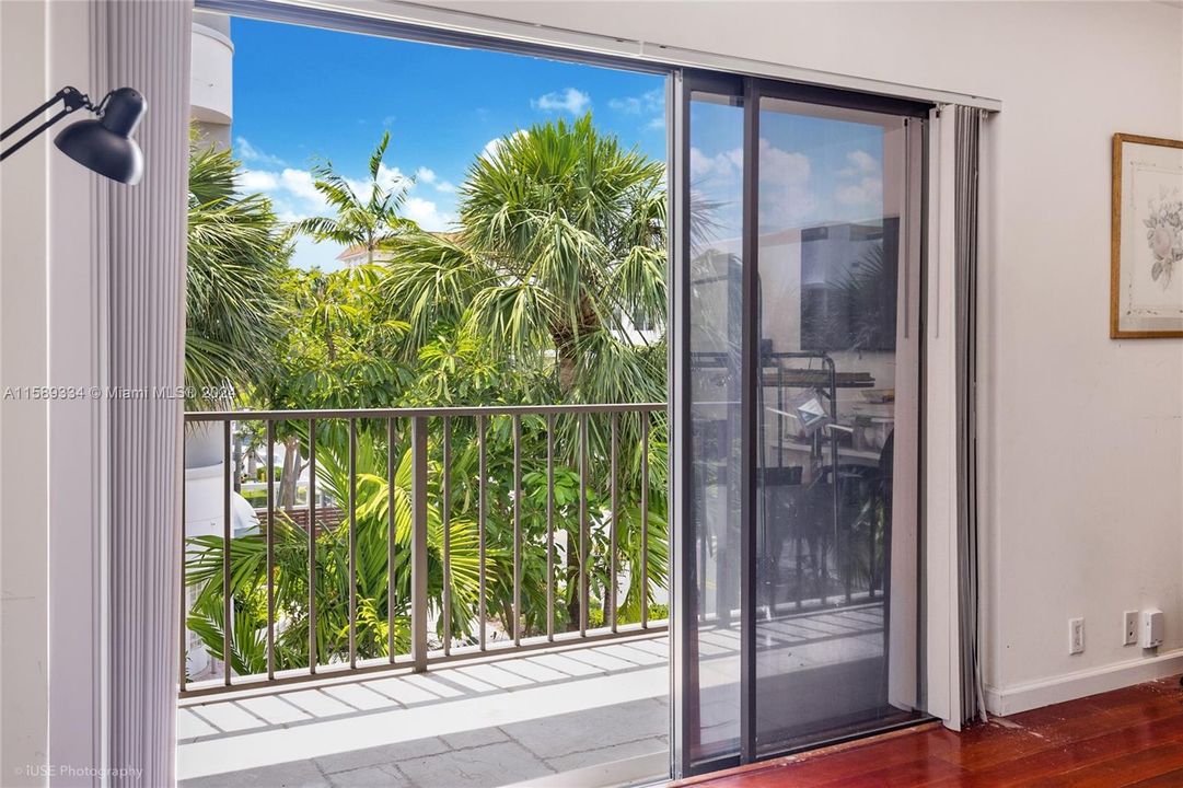 2nd Bedroom with balcony