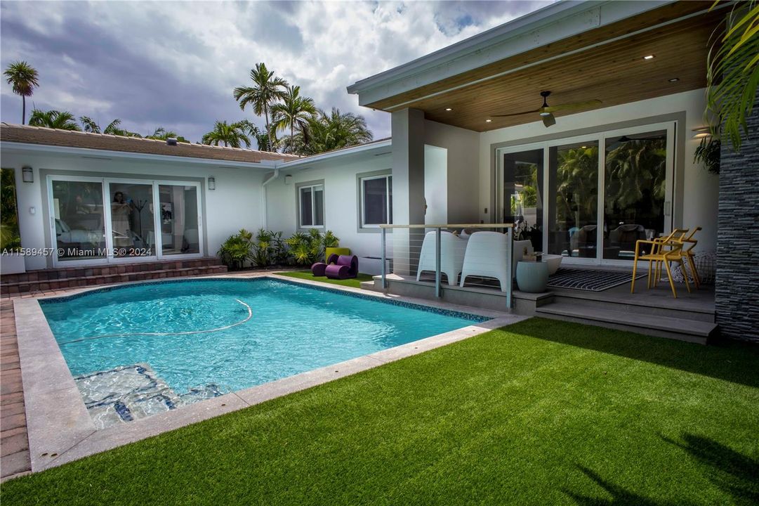 Pool Area and garden