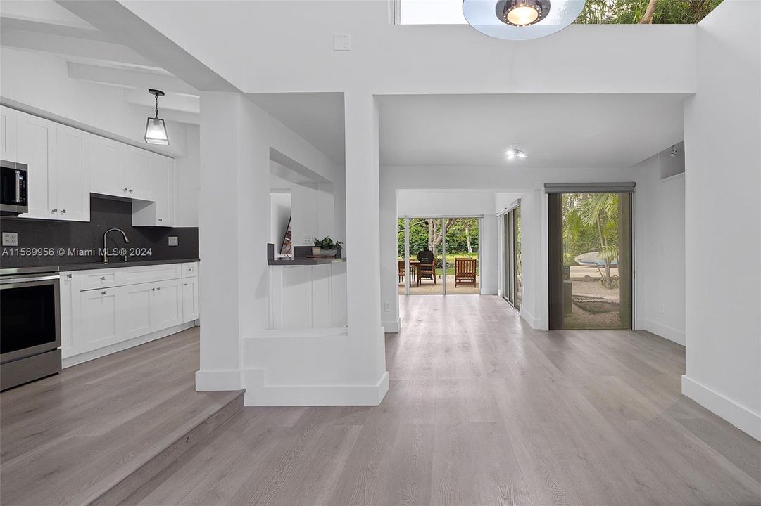 From doorway looking inside