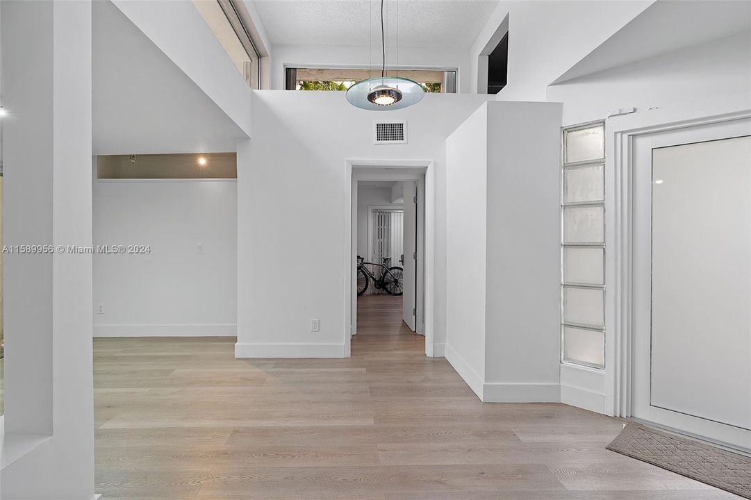 Entry Hallway looking at Master Bedroom