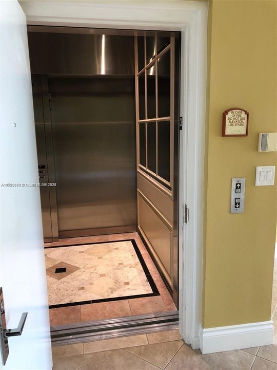 Private elevator to unit