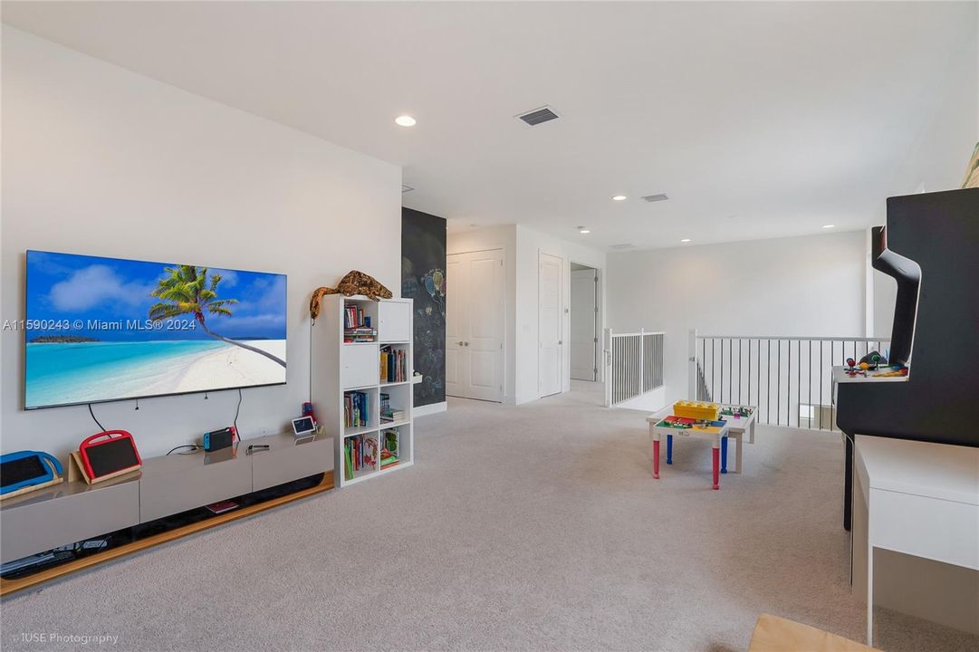 GAME ROOM/LOFT UPSTAIRS