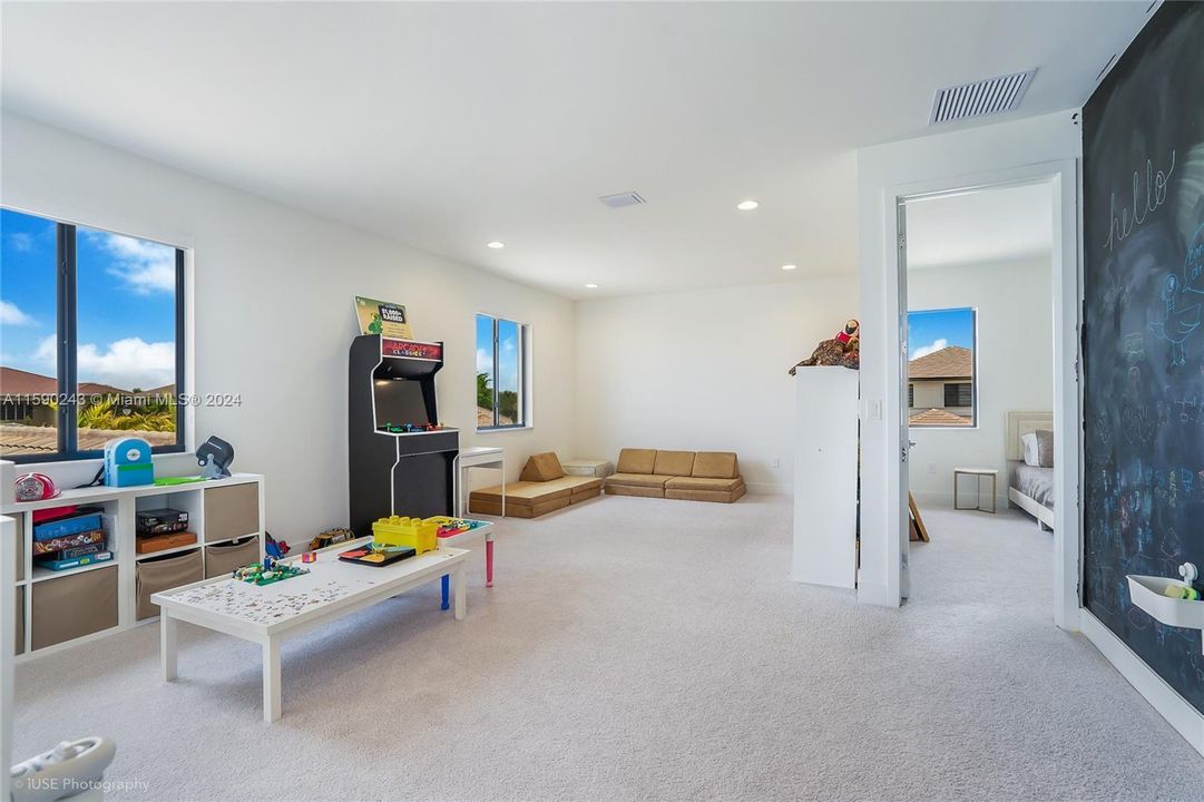 GAME ROOM/LOFT UPSTAIRS