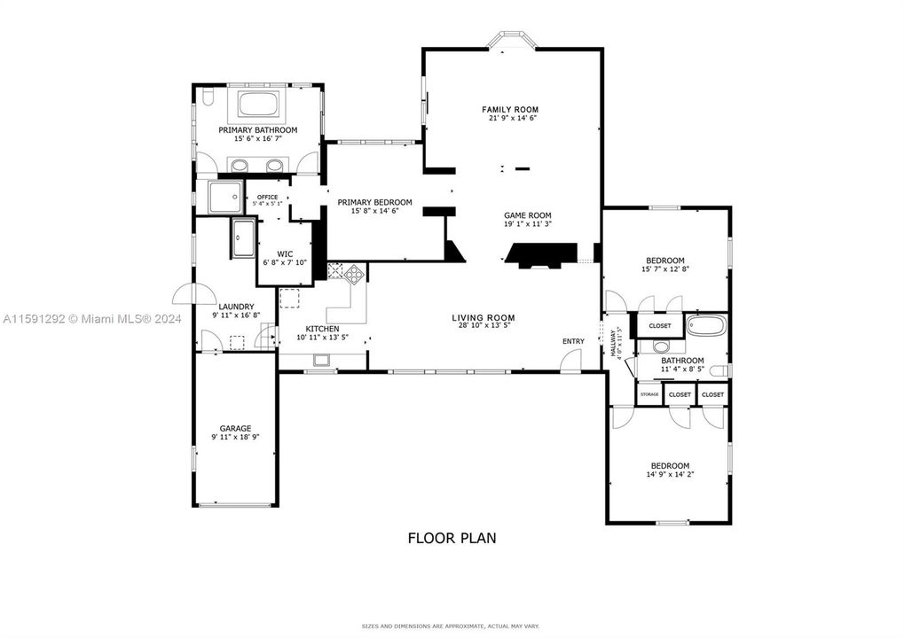 Active With Contract: $2,195,000 (3 beds, 2 baths, 2690 Square Feet)