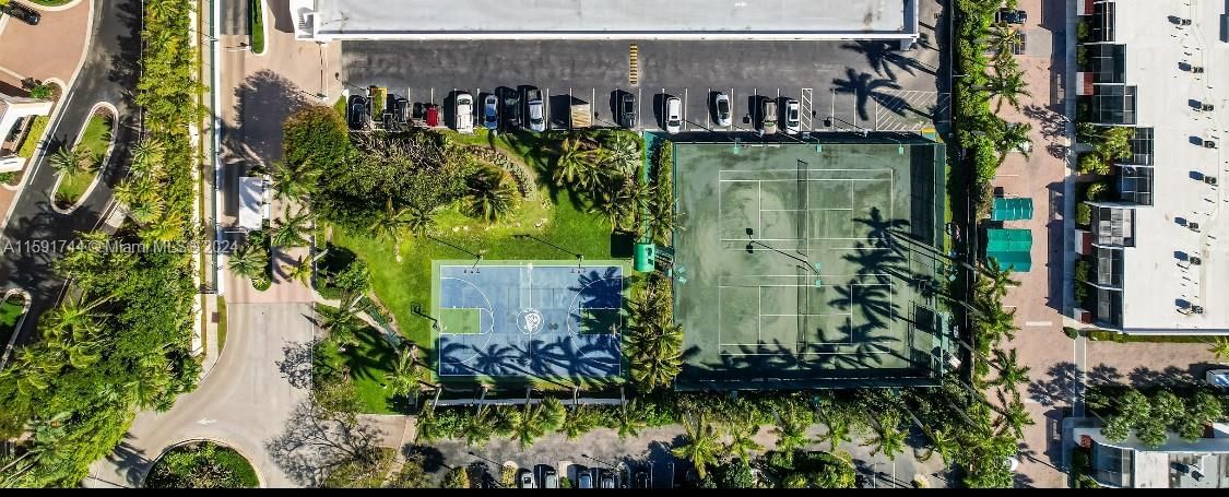 Tennis Courts and Basketball Court