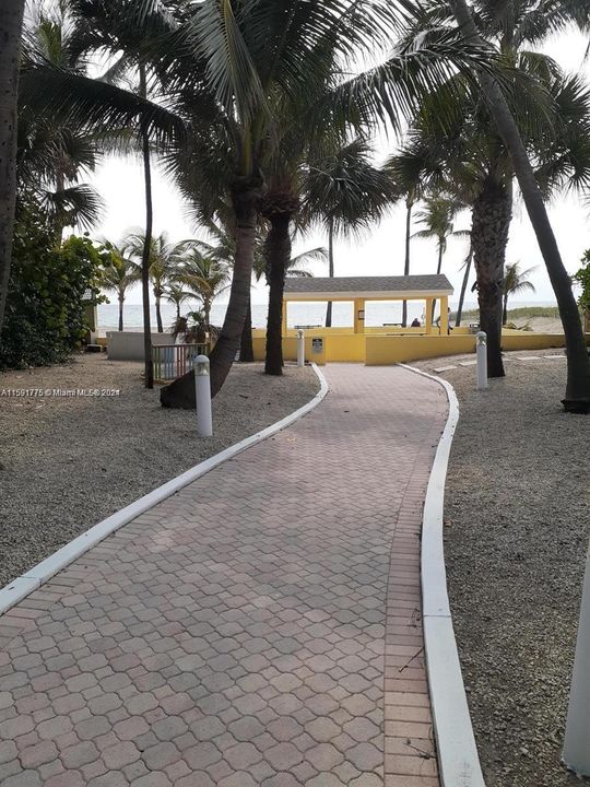 private beach access