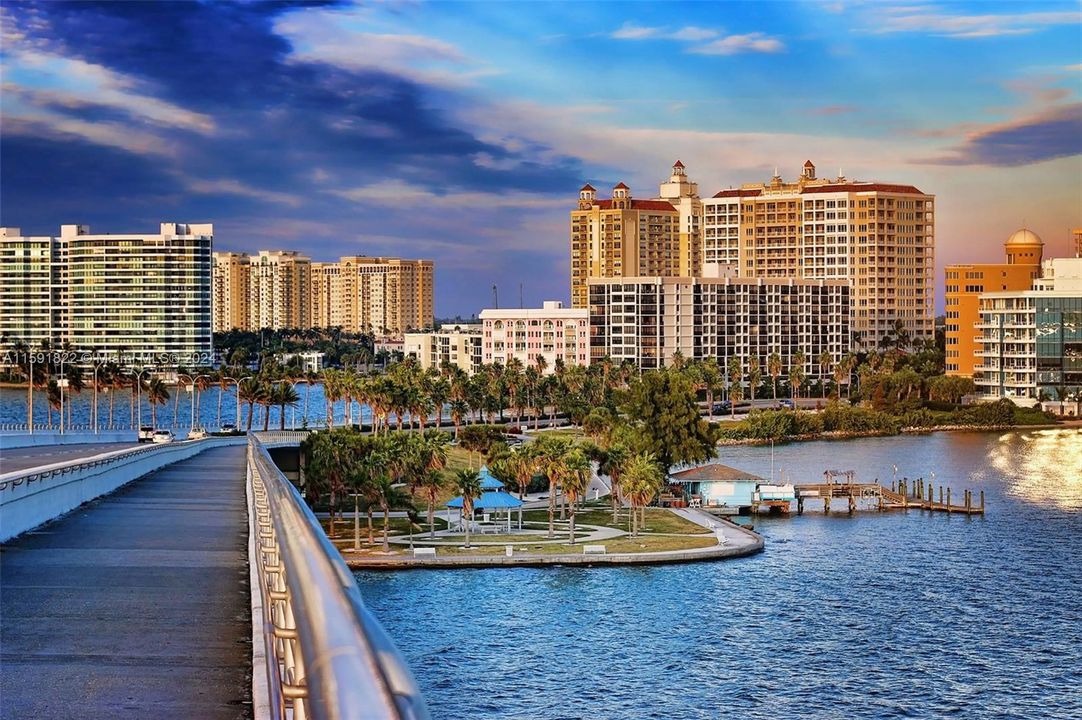 Ringling Bridge to Downtown