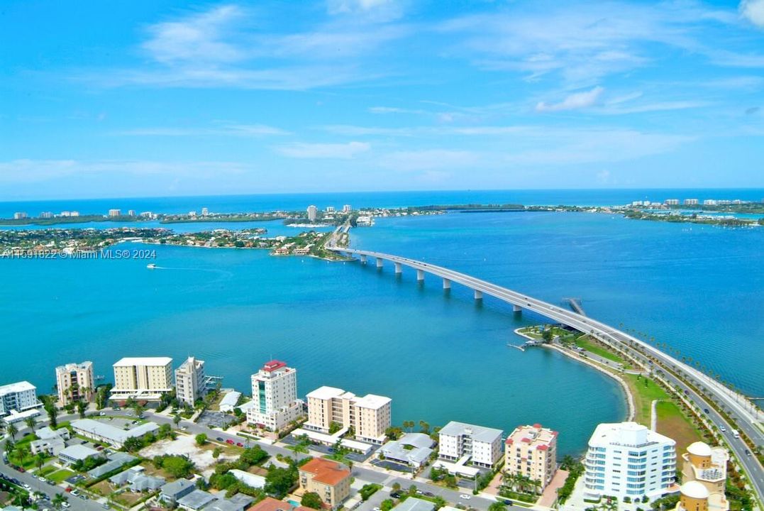 Ringling Bridge from downtown SRQ to St. Armands Circle and Longboat Key