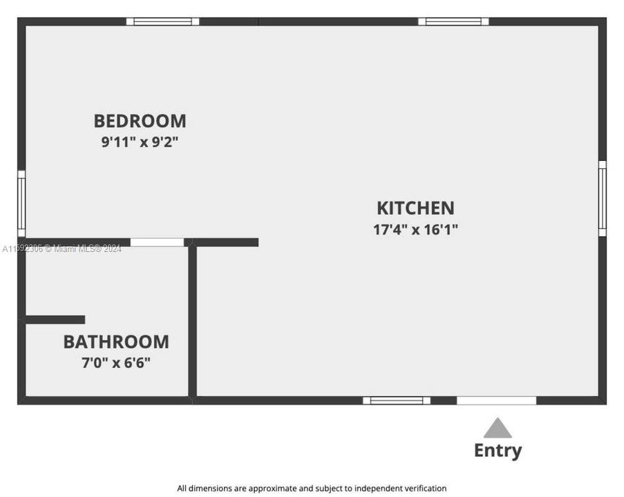 Level floor living quarters floorpan