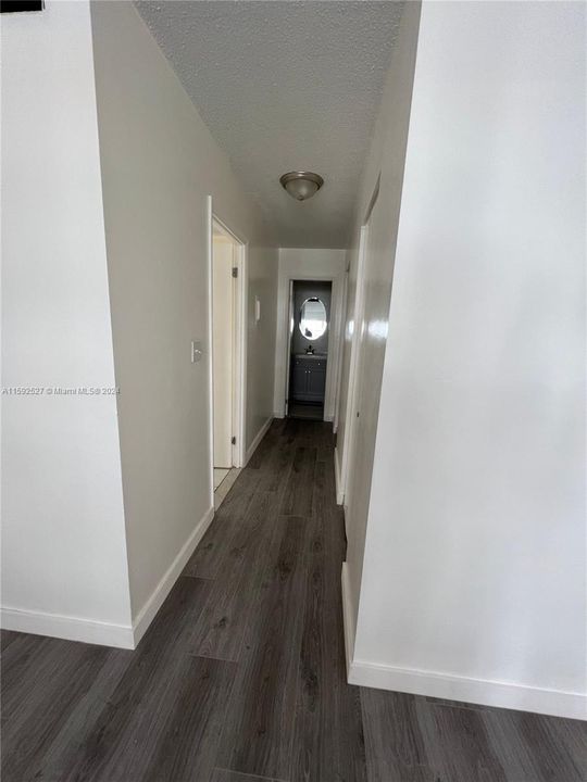 Hallway inside bedroom