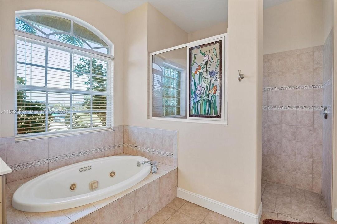 Master Bath with Jetted Tub