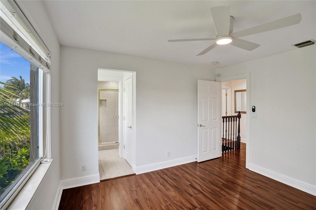 3rd bedroom with Jack and Jill bathroom
