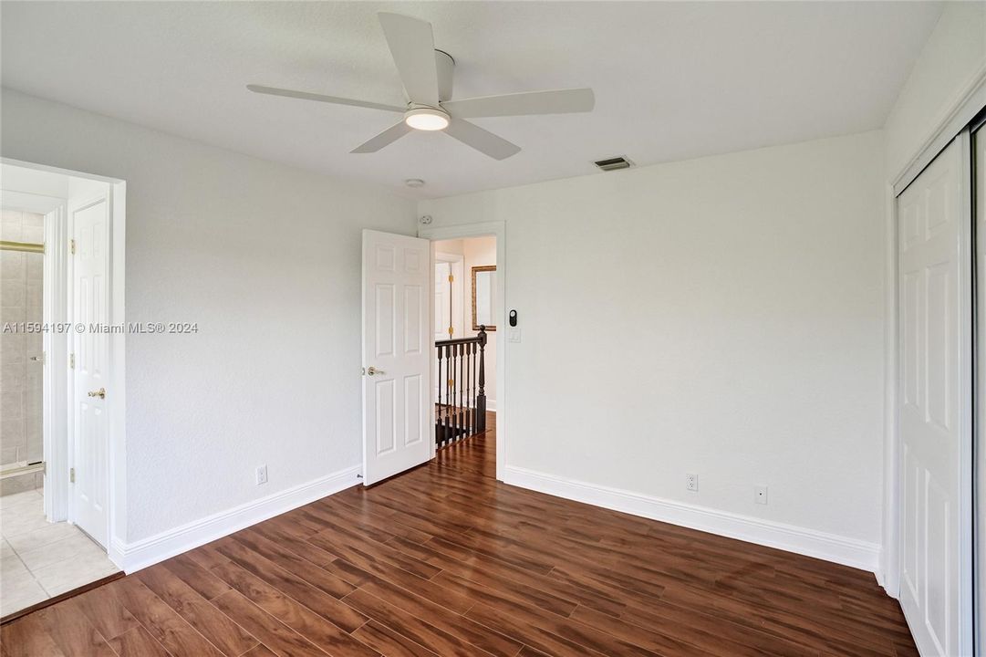 3rd bedroom with Jack and Jill bathroom
