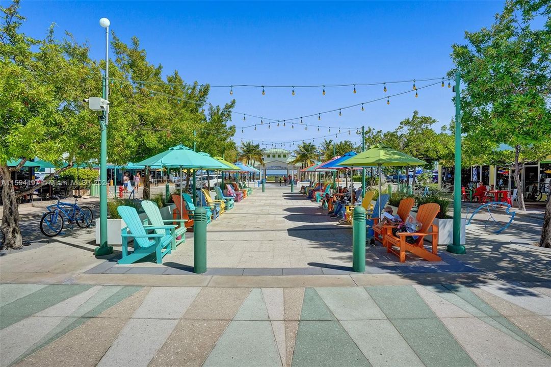 Walking distance from townhouse to beach, dining, shopping, and light entertainment.