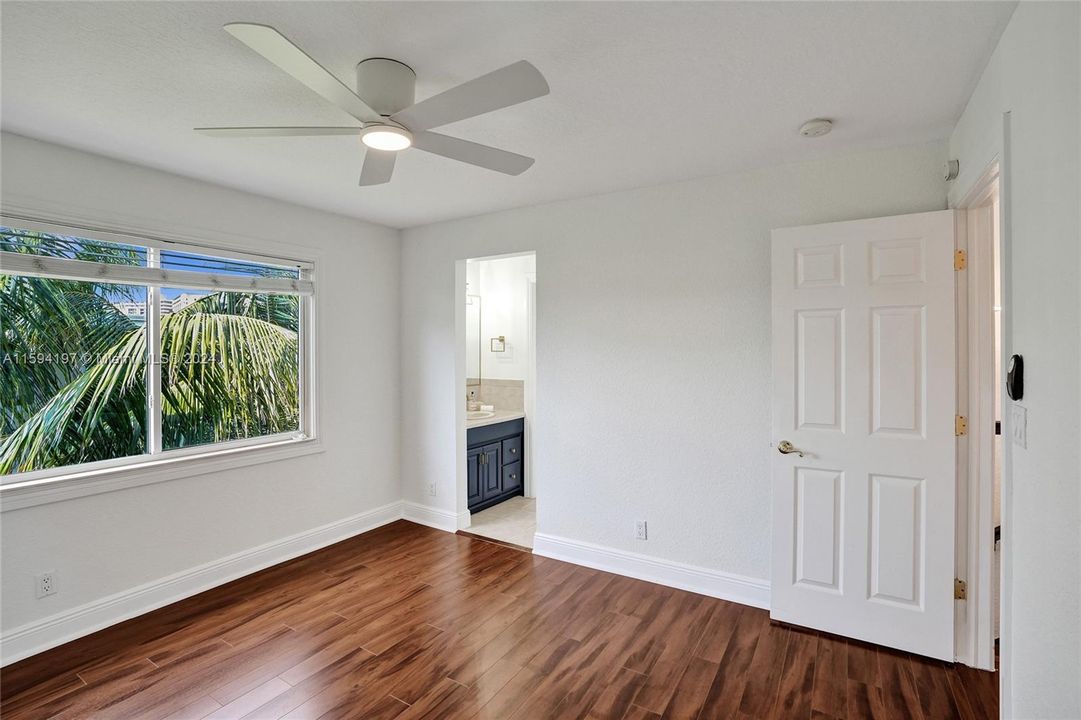 3rd bedroom with Jack and Jill bathroom