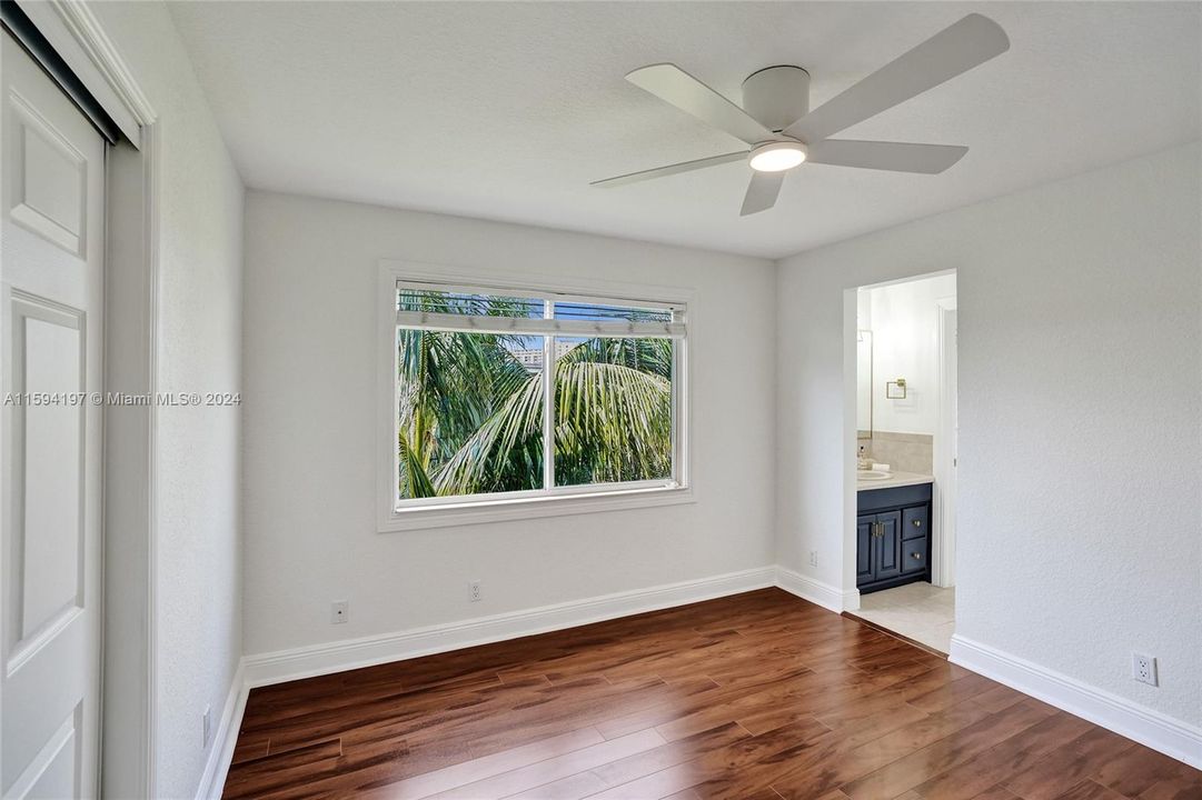 3rd bedroom with Jack and Jill bathroom